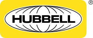 Hubbell Lighting yellow and black logo