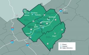 Maps of Virginia's New River Valley