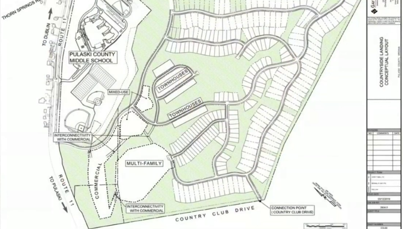 100 Million New Housing Development for Pulaski County Virginia's